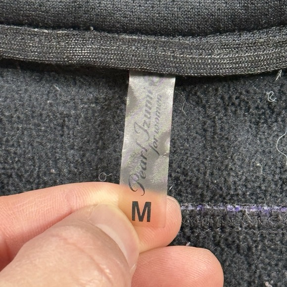 Pearl Izumi Cycling Jacket Women's Size Medium Quilted Purple & Black Full Zip - Picture 4 of 16